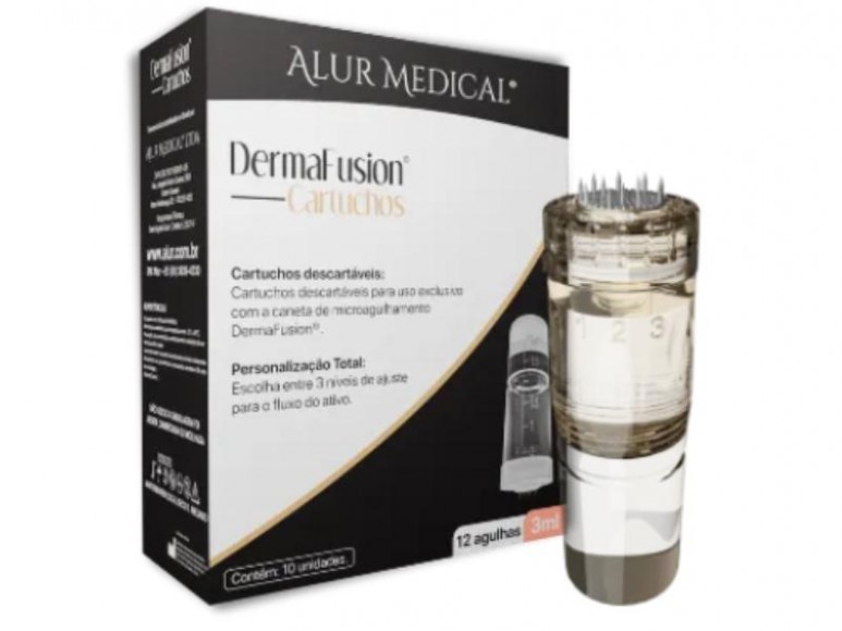 Cartucho Ampola 3ml - 12 Agulhas - DermaFusion Cartuchos