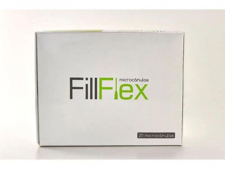 Caixa com 20 Microcânulas Semi-Flexíveis com Agulha - FillFlex