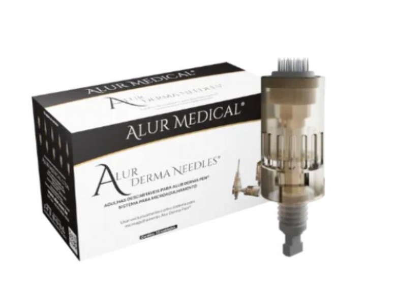 Alur Derma Needles® 12 Agulhas - Cartucho para Caneta de Microagulhamento