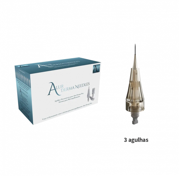 Alur Derma Needles - 3 Agulhas