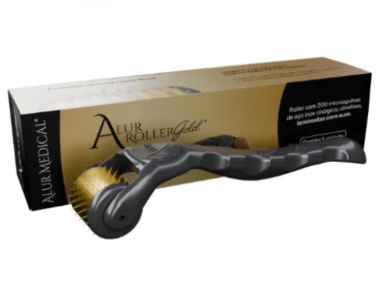Alur Roller Gold® 3,00mm - Roller 200 agulhas para microagulhamento